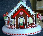 Gingerbread house - front