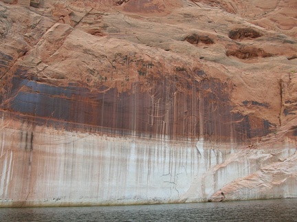 Tapestry wall, Lake Powell