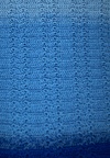 Shaded blue nylon pullover (detail)