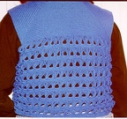 Broomstick lace vest (back)