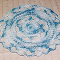 Variegated doily