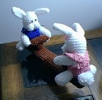 Seesaw bunnies (other side view)