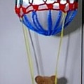 Hot-air balloon ornament