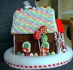Gingerbread house - left side