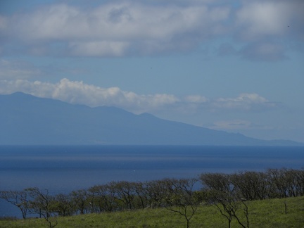 Maui in the distance