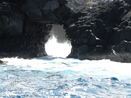 There are lots of these arches and sea caves along the coast.