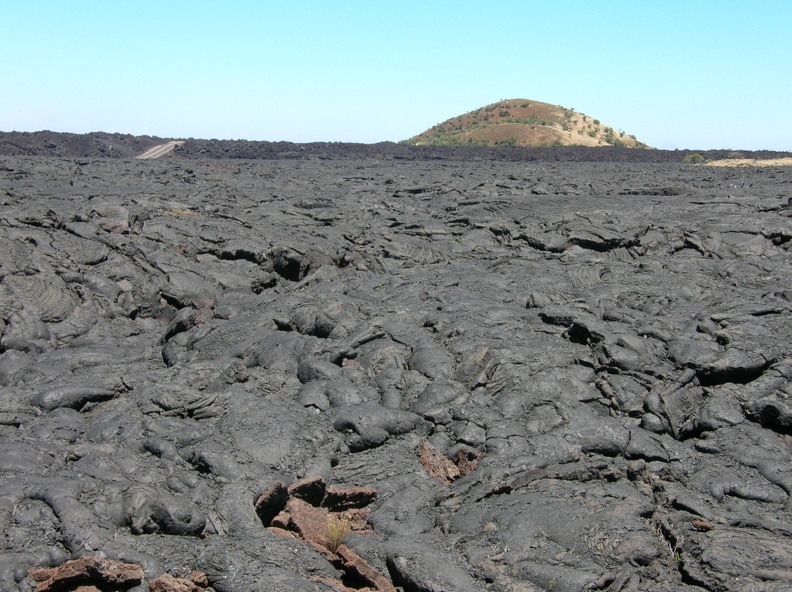 Driving across the Saddle Road between Mauna Kea and Mauna Loa