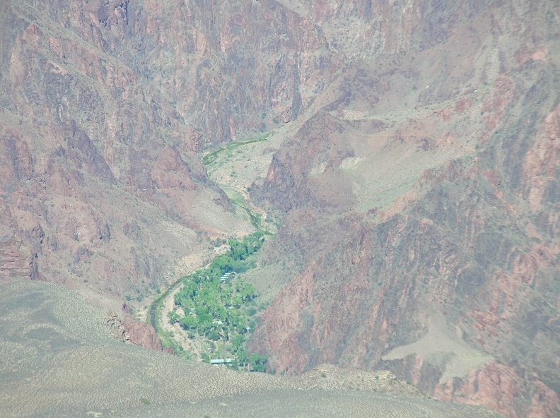 Phantom Ranch, at the bottom of the canyon. Takes a day to get there by mule (we didn't go because you have to reserve way in ad